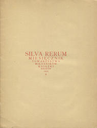 Silva Rerum. R. 1939, z. 4.