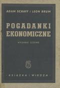 Schaff Adam, Brum Leon – Pogadanki ekonomiczne.