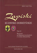 Zapiski Kujawsko-Dobrzyńskie. T. 14: Wyznania na Kujawach wschodnich i w ziemi dobrzyńskiej.