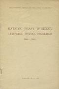 Pakier Paulina – Katalog prasy wojennej Ludowego Wojska Polskiego 1943-1945.