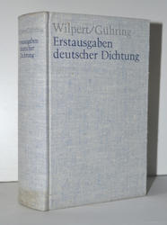 Erstausgaben deutscher Dichtung.