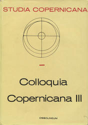 Colloquia Copernicana. 3.