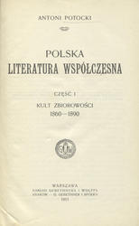 Polska literatura współczesna. Cz. 1-2.