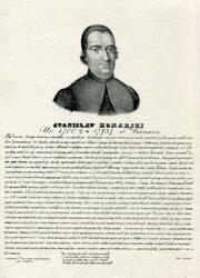 „Stanisław Konarski Ur. 1700. 30/9 -1773. 3/8 w Warszawie”