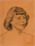 Brandhuber, Jerzy Adam (1897-1981) – Portret Marii Missona z domu Brandhuber.