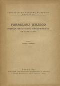 Formularz Jerzego, pisarza grodzkiego krakowskiego : ok. 1399-1415.