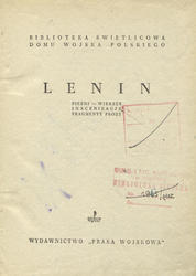 Lenin : pieśni, wiersze, inscenizacje, fragmenty prozy.