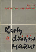 Sukertowa-Biedrawina Emilia – Karty z dziejów Mazur. T. [1]-2.