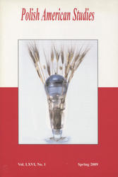 Polish American Studies. Vol. 66, nr 1 (spring 2009).