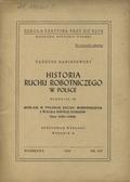 Daniszewski Tadeusz – Historia ruchu robotniczego w Polsce. Rozdz. 3.