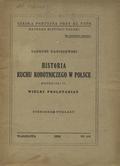 Daniszewski Tadeusz – Historia ruchu robotniczego w Polsce. Rozdz. 2.