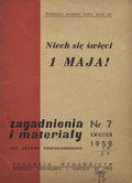 Zagadnienia i Materiały dla Aktywu Propagandowego. R. 1959, nr 7.