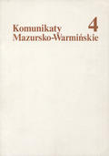 Komunikaty Mazursko-Warmińskie. R. 2000, nr 4 (230).