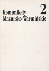 Komunikaty Mazursko-Warmińskie. R. 2003, nr 2 (240).