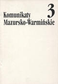 Komunikaty Mazursko-Warmińskie. R. 2003, nr 3 (241).