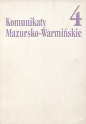 Komunikaty Mazursko-Warmińskie. R. 2004, nr 4 (246).