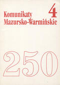 Komunikaty Mazursko-Warmińskie. R. 2005, nr 4 (250).