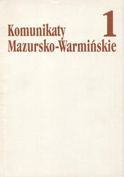 Komunikaty Mazursko-Warmińskie. R. 2006, nr 1 (251).