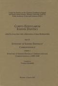 Dantyszek Jan – Corpus epistularum Ioannis Dantisci. Part 4, vol. 1.