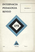 Internacia Pedagogia Revuo. Jarkolekto 3 (1972), n-ro 1.