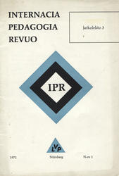 Internacia Pedagogia Revuo. Jarkolekto 3 (1972), n-ro 1.