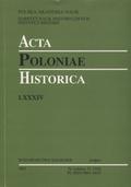 Acta Poloniae Historica. [T.] 84 (2001).