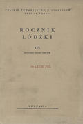 Rocznik Łódzki. T. 19 (1974).