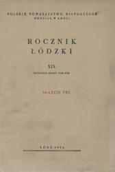 Rocznik Łódzki. T. 19 (1974).