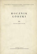 Rocznik Łódzki. T. 20 (1975).