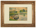 Sonnewend Stefan (1885-1939) – Łódź nad Wartą w Bąblinie.