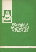 Przegląd Zachodniopomorski. R. 16 (1972), z. 1.