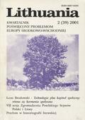 Lithuania. R. 2001, nr 2 (39).