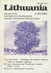 Lithuania. R. 2001, nr 2 (39).