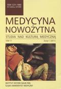 Medycyna Nowożytna. T. 17 (2011), z. 1.