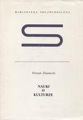 Znaniecki Florian – Nauki o kulturze.