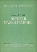 Kwartalnik Historii Nauki i Techniki. R. 13 (1968), nr 3.