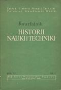 Kwartalnik Historii Nauki i Techniki. R. 15 (1970), nr 2.