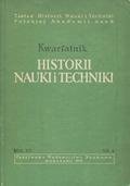 Kwartalnik Historii Nauki i Techniki. R. 15 (1970), nr 4.