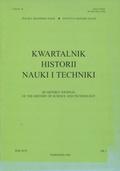 Kwartalnik Historii Nauki i Techniki. R. 46 (2001), nr 3.