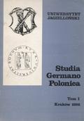 Studia Germano-Polonica. [T. 1].