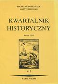 Kwartalnik Historyczny. R. 112 (2005), nr 2.