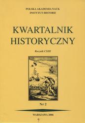 Kwartalnik Historyczny. R. 113 (2006), nr 2.