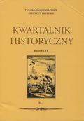 Kwartalnik Historyczny. R. 115 (2008), nr 3.