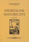 Kwartalnik Historyczny. R. 117 (2010), nr 1.