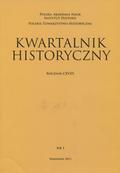 Kwartalnik Historyczny. R. 118 (2011), nr 1.