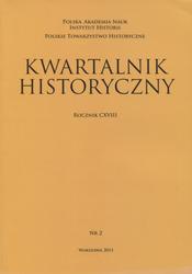 Kwartalnik Historyczny. R. 118 (2011), nr 2.