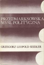 Przedmarksowska myśl polityczna.