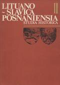 Lituano-Slavica Posnaniensia. [T.] 2.