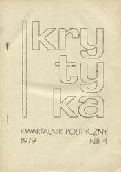 Krytyka. 1979, nr 4.