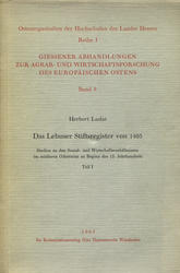 Das Lebuser Stiftsregister von 1405.